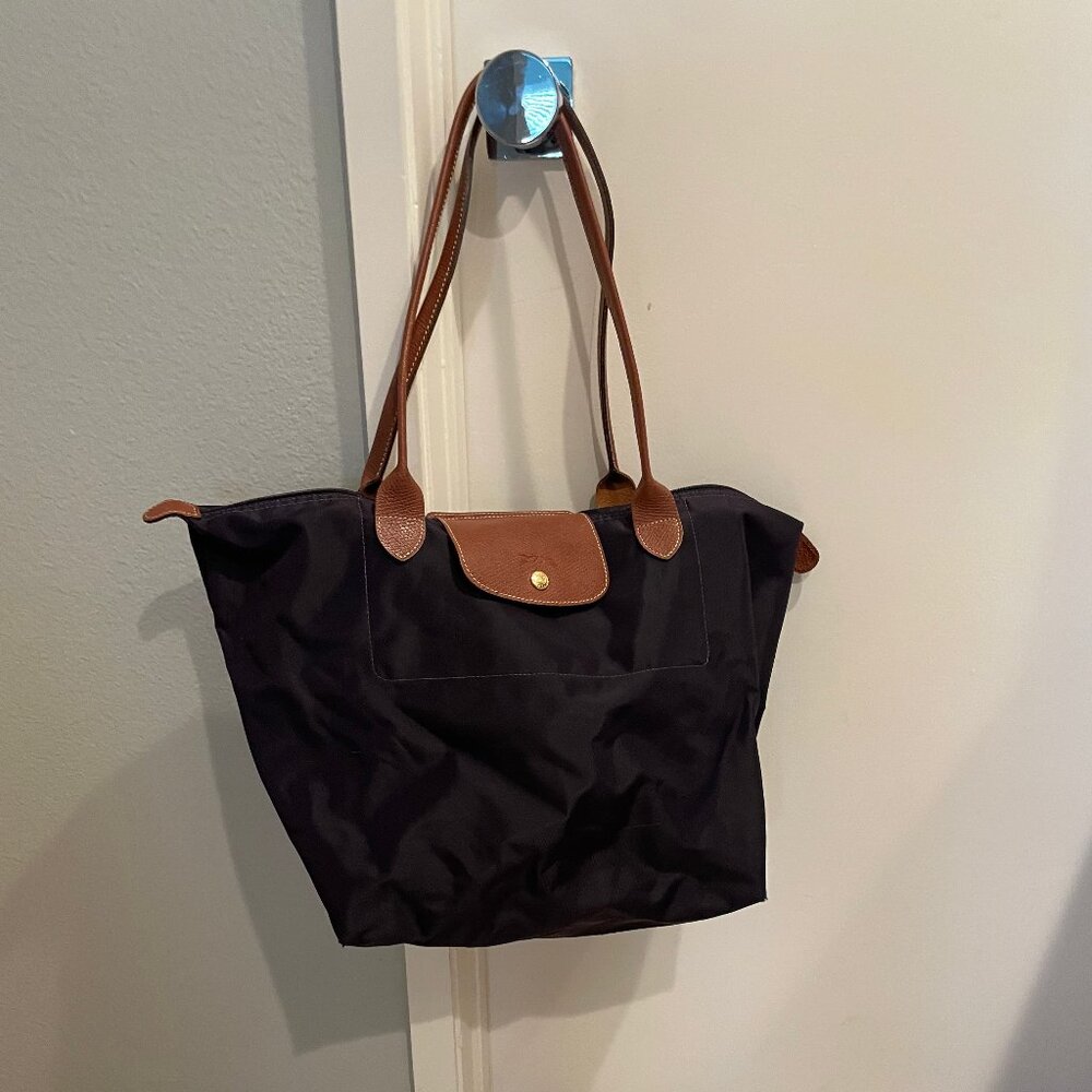 Longchamp plum tote